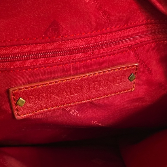 Donald J. Pliner Brown Pleated Shoulder Bag - Picture 2 of 13